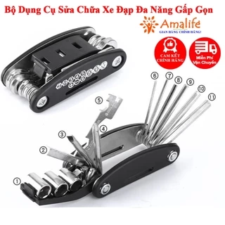 Bộ Dụng Cụ Sửa Chữa Xe Đạp Đa Năng 15in1 Gấp Gọn Cầm Tay Tiện Dụng 15 Trong 1 Chính Hãng Amalife