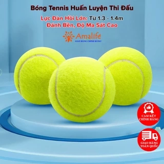 Bóng Tennis Chuyên Dụng Mới 100% Được Sử Dụng Phổ Biến Nhất – Độ Nảy Cao 1.35 – 1.47m Chuẩn Quốc Tế Chính Hãng Amalife