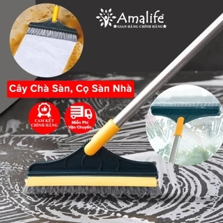 Cây Chà Sàn Nhà Tắm, Chổi Cọ Sàn Và Gạt Nước 2 Trong 1, Cọ Sạch Khe Hẹp, Cọ Góc Tường Hãng Amalife East ES04