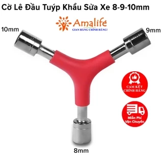 Cờ Lê Tuýp Khẩu Vặn Ốc Vít Mở Bu Lông Chữ Y 8 – 9 – 10mm Sửa Chữa Xe Đạp Xe Máy Gia Dụng Đa Năng Chính Hãng Amalife