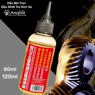 Dầu Nhớt Tra Xích Xe Đạp, Vòng Bi, Động Cơ, Máy Móc, Ổ Khóa 60ml Chống Han Gỉ Bôi Trơn Máy Móc Chính Hãng Amalife