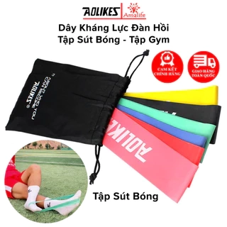 Dây Kháng Lực Đàn Hồi AL3601 Tập Đá Bóng Tăng Lực Sút, Dây Tập Chân Đùi Mông, Tăng Lực Cổ Chân Hãng Aolike