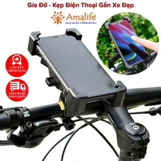 Giá Đỡ Điện Thoại Xoay 360 Độ Gắn Tay Lái Ghi Đông Xe Đạp Thể Thao – Kẹp Điện Thoại Gắn Khung Xe Đạp Chính Hãng Amalife
