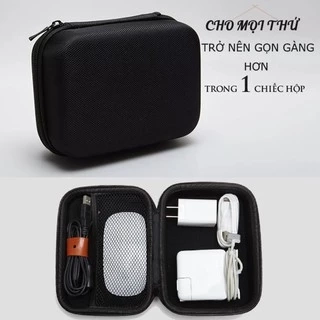 Hộp Đựng Tai Nghe Cáp Sạc Củ Sạc Điện Thoại Pin Đồng Hồ Thông Minh – Bảo Vệ Phụ Kiện Di Động LapTop Chính Hãng Amalife