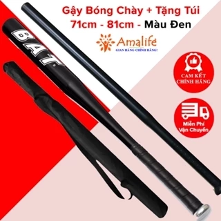 Gậy Bóng Chày Màu Đen Dài 71cm Đến 81cm Hợp Kim Thép – Kèm Túi Đựng Gậy Bóng Chày Chính Hãng Amalfe