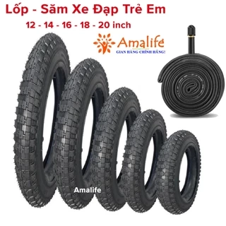 Săm Lốp Xe Đạp Trẻ Em Đủ Cỡ 12 14 16 18 20 inch Rộng 2.125inch Cao Su Tự Nhiên Chính Hãng Amalife