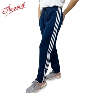 Quần thun thể dục 3 sọc Amazing cho bé gái và bé trai, vải co giãn 4 chiều,dày, nặng tay, form body