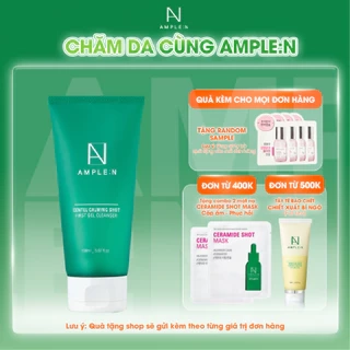Gel Rửa Mặt Cấp Ẩm Dịu Nhẹ AMPLE:N Centel Calming Shot First Gel Cleanser 150ml