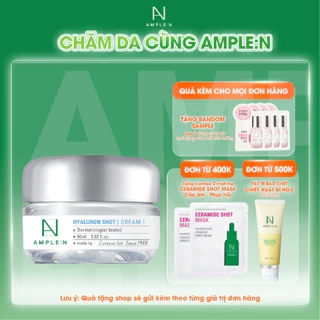 Kem Dưỡng Ẩm Dành Cho Da Khô AMPLE:N Hyaluron Shot Cream 60ml