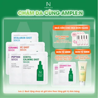 Mặt Nạ Giấy Dưỡng Ẩm Chăm Sóc Da Ample: Shot Mask