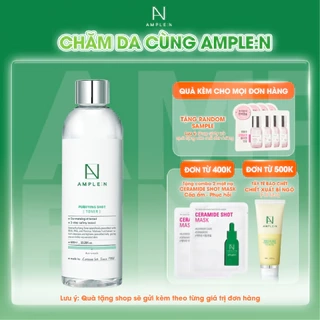 Nước Hoa Hồng Làm Sạch Da Se Khít Lỗ Chân Lông AMPLE:N Purifying Shot Toner 600ml