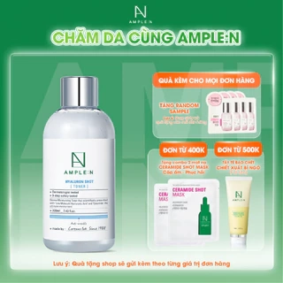 Nước Hoa Hồng Siêu Cấp Ẩm AMPLE:N Hyaluron Shot Toner