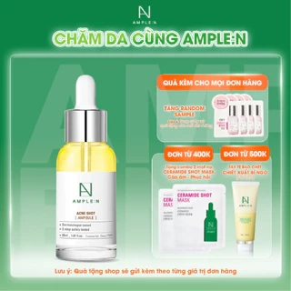 Tinh Chất Dưỡng Da Mụn AMPLE:N Acne Shot Ampoule 30ml