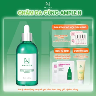 Tinh Chất Rau Má Cấp Ẩm Làm Dịu Da Ample:N Centel Calming Shot Ampoule