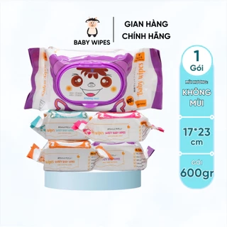 Khăn Ướt Baby Wipes Gói 600gram An Toàn Cho Da Bé