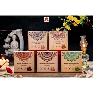 Nhang nụ mix mùi AN AN 40 nụ - khói ngược, nhang thơm tự nhiên xông nhà, phong thuỷ, thiền định