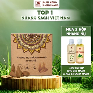 Nhang nụ trầm hương An An, nụ trầm khói ngược xông phòng nguyên chất hộp 39 nụ, thơm lâu, không hoá chất