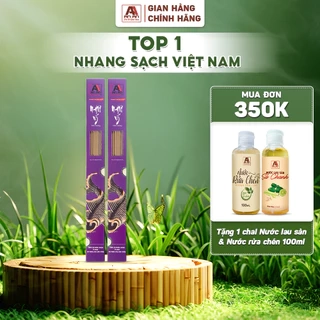 Nhang Sạch AN AN dài 38cm hương Trầm cao cấp 36 nén tiết kiệm hơn phù hợp cho mọi không gian linh thiêng