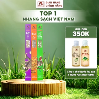 Nhang Sạch Cao Cấp AN AN, hộp tiện lợi 36 nén kích thước dài 38cm, mang tài lộc đến mọi nhà.