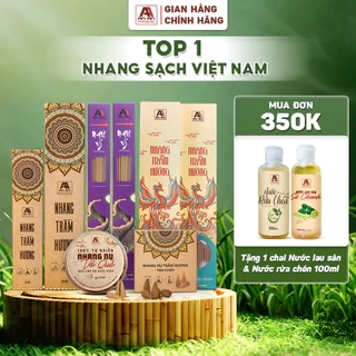 Nhang Trầm Hương An An Loại Cao Cấp 30cm, 40cm, nhang thơm tự nhiên giúp thư giãn, an toàn cho gia đình