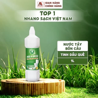 Nước Tẩy Bồn Cầu AN AN Bồ Hòn và Tinh Dầu Quế Diệt Khuẩn Khử Mùi - Vệ Sinh Nhà Cửa 100% Thiên Nhiên 1 Lít.