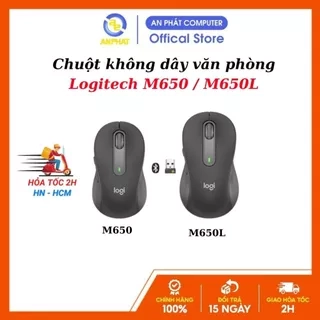 Chuột không dây Logitech M650 / M650L Signature - Hàng chính hãng - BH 24 tháng