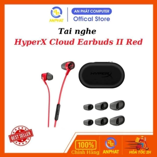 Tai nghe HyperX Cloud Earbuds II Red - Hàng Chính Hãng - Bảo Hành 24 Tháng