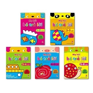 Sách - Bộ 5 Cuốn - Mẹ Hỏi Bé Trả Lời: Hỏi Đáp Rèn Trí Thông Minh - Chọn Lẻ