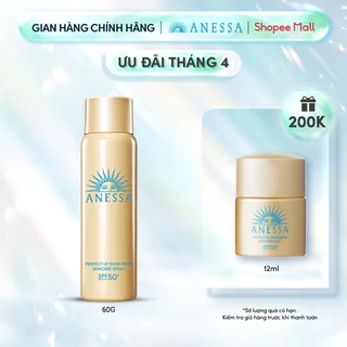 Xịt chống nắng bảo vệ hoàn hảo Anessa Perfect UV Sunscreen Skincare Spray 60g_16174