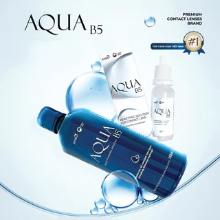 COMBO Nước Ngâm Lens 160ml + Nhỏ Mắt Lens 15ml thương hiệu Aqua B5 (Nước ngâm & nhỏ mắt dành riêng cho kính áp tròng)
