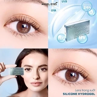 Lens trong suốt có độ cận dòng cao cấp chất liệu Silicone Hydrogel - hiệu Angel Eyes độ cận 1 - 15 độ