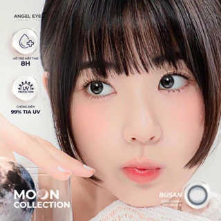 Lens xám có độ cận Angel Eyes BUSAN hiệu ứng loang màu như mắt ướt lens filter đang thịnh hành trên tốp tốp