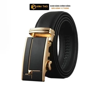 Thắt lưng nam da thật Anh Tho Leather - P101 màu đen