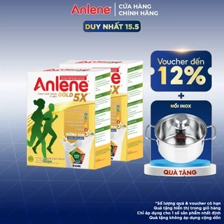 Combo 2 hộp Sữa Bột Anlene Hương Vani 1.2kg