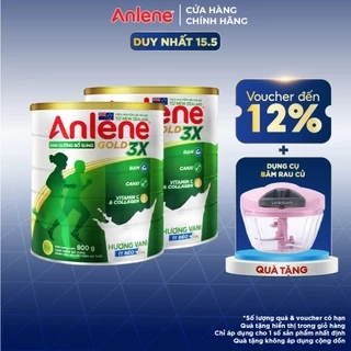 Combo 2 lon Sữa Bột Anlene Gold Hương Vani 800g