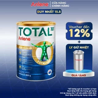 Sữa bột bổ sung dinh dưỡng Anlene Total 10 lon 800g