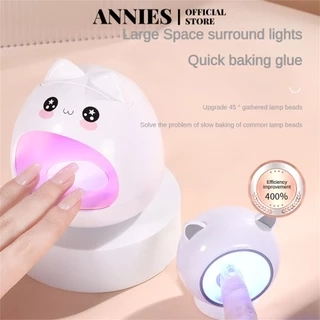 Đèn LED Hong Khô Sơn Móng Tay Mini Tiết Kiệm Năng Lượng Hình Mèo Dễ Thương