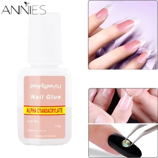 Keo dán móng ANNIES 10g trong suốt với cọ bôi