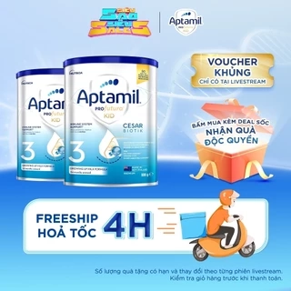 [Aptamil x KOL] Combo 2 Sữa bột Aptamil Kid Cesarbiotik New Zealand số 3 (800g) cho bé từ 24 tháng tuổỉ