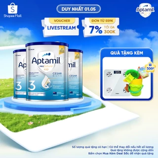 CB 3 Sữa bột Aptamil Profutura Kid Cesarbiotik New Zealand số 3 - Synbiotic độc quyền cho bé từ 2-6 tuổi