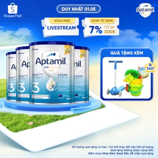 CB 4 Sữa bột Aptamil Profutura Kid Cesarbiotik New Zealand số 3 - Synbiotic độc quyền cho bé từ 2-6 tuổi