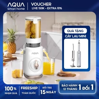Máy ép chậm AQUA JSJ0901RW 900ml, ép nguyên quả trái cây, vắt kiệt bã - Bảo hành 12 tháng