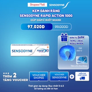 Kem đánh răng SENSODYNE Rapid Action 100g giúp giảm ê buốt nhanh