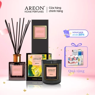 Combo Tinh Dầu + Nến Thơm Để Phòng Cao Cấp Areon (Có Quà Tặng)