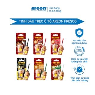 Tinh Dầu Treo Xe Areon, khử mùi hôi, hương thơm tự nhiên, 100% an toàn sức khỏe, tiêu chuẩn châu Âu