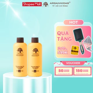 Combo gội xả siêu dưỡng ẩm Arganmidas 50ml