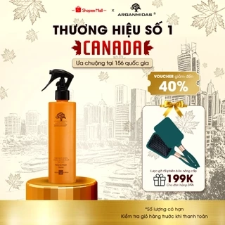 Xịt Kiềm Dầu Tạo Phồng Chân Tóc Arganmidas 200ml