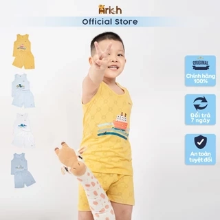 Ba lỗ thông hơi vải sợi tre họa tiết đáng yêu cho Bé size từ 6 tháng-5 tuổi