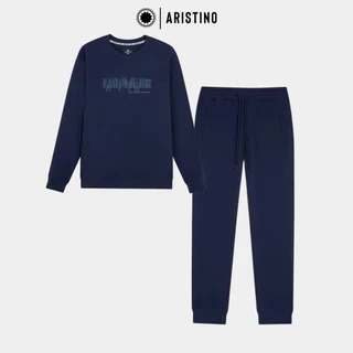Bộ đồ thu đông nam Aristino dệt kim thiết kế cơ bản, màu sắc nam tính, lịch lãm - ALH010W3