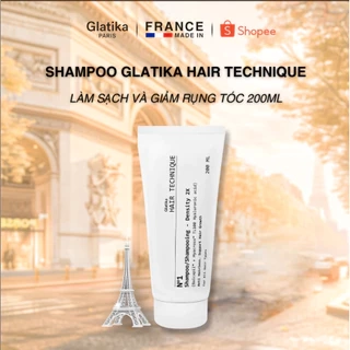 Dầu gội làm sạch và giảm rụng tóc Glatika Hair Technique Shampoo 200ml
